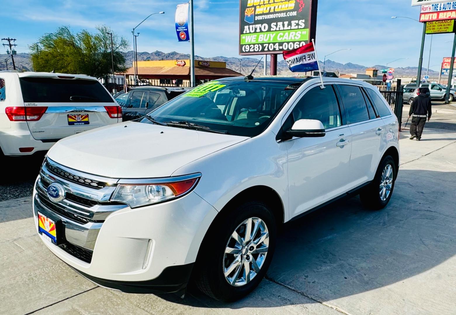 2013 White Ford Edge (2FMDK3KC8DB) , located at 2190 Hwy 95, Bullhead City, AZ, 86442, (928) 704-0060, 0.000000, 0.000000 - Photo#5